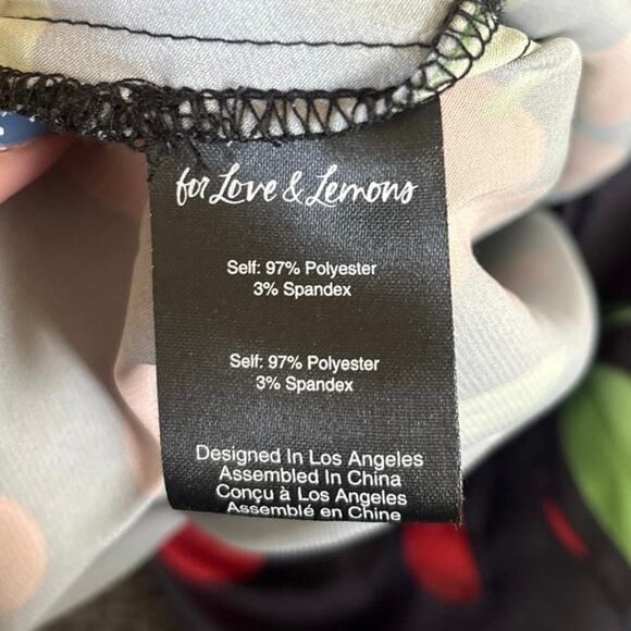 FOR LOVE & LEMONS Xena Midi Dress Size L - Picture 10 of 13